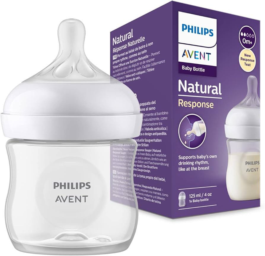 Philips Avent Natural Response Bottle  (0M+)125ml- 1 Pack