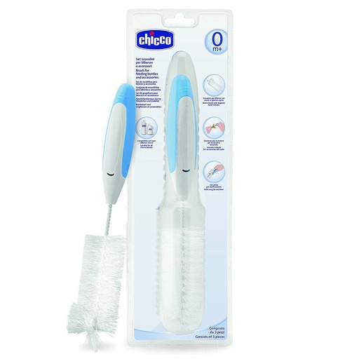 [0013318] Chicco Bottle Brush Set (3in1) | فرشة حلمة 3 فى 1